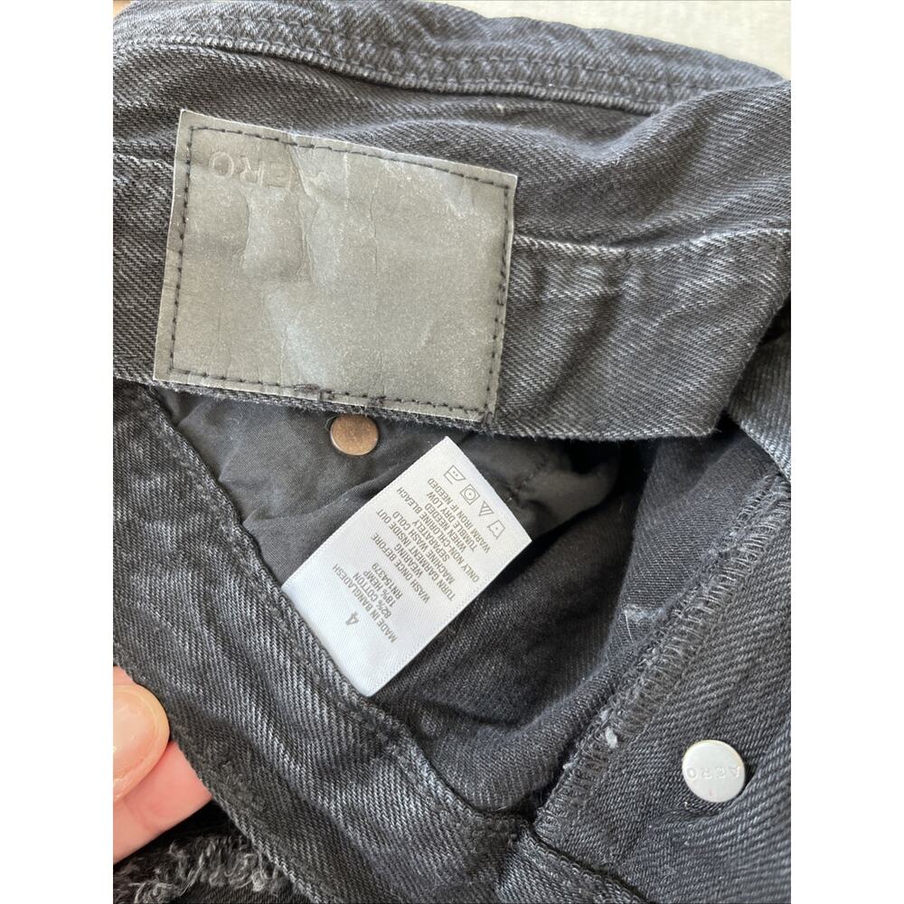American Eagle/ Aeropostale Size 4 LOT Distressed Denim Mom Shorts 90s Baggy - Picture 9 of 16